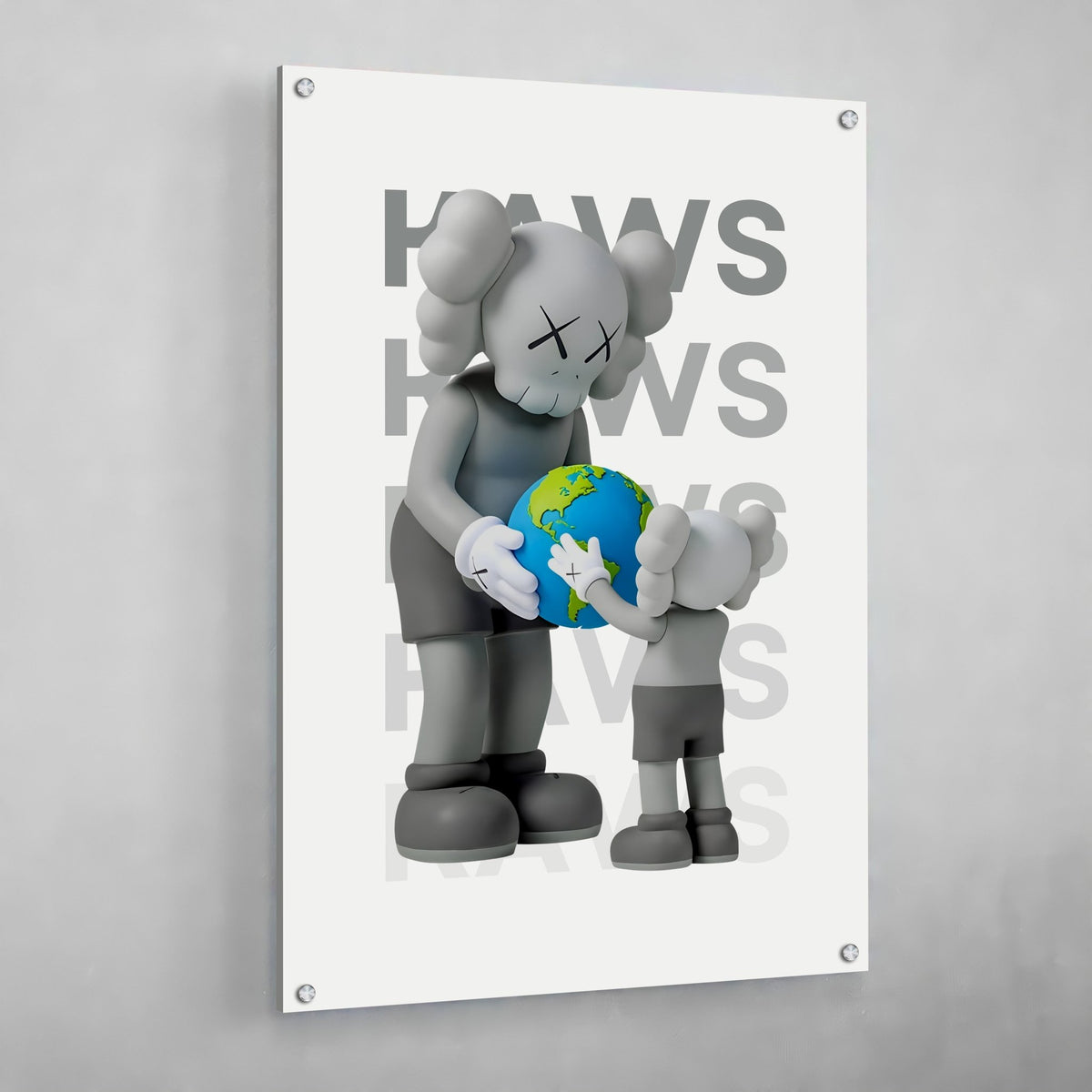 Tableau Kaws Gris Companions - The Art Avenue