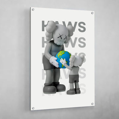Tableau Kaws Gris Companions - The Art Avenue