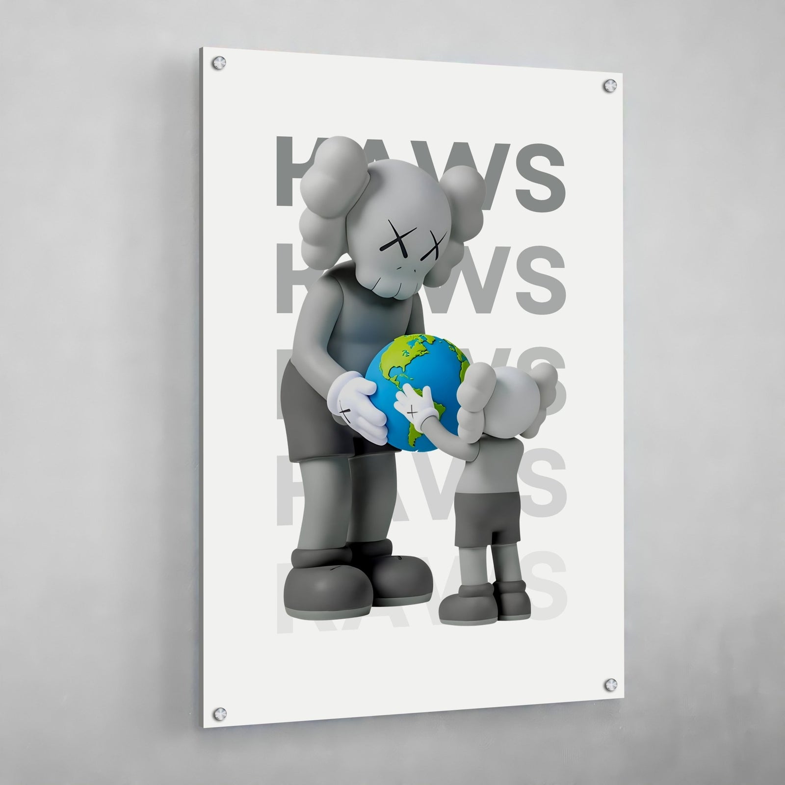 Tableau Kaws Gris Companions - The Art Avenue