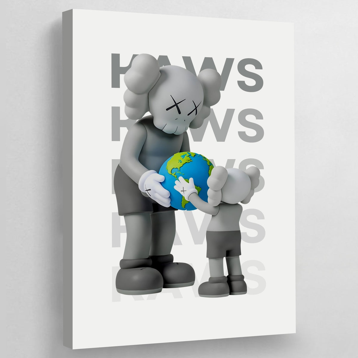 Tableau Kaws Gris Companions - The Art Avenue