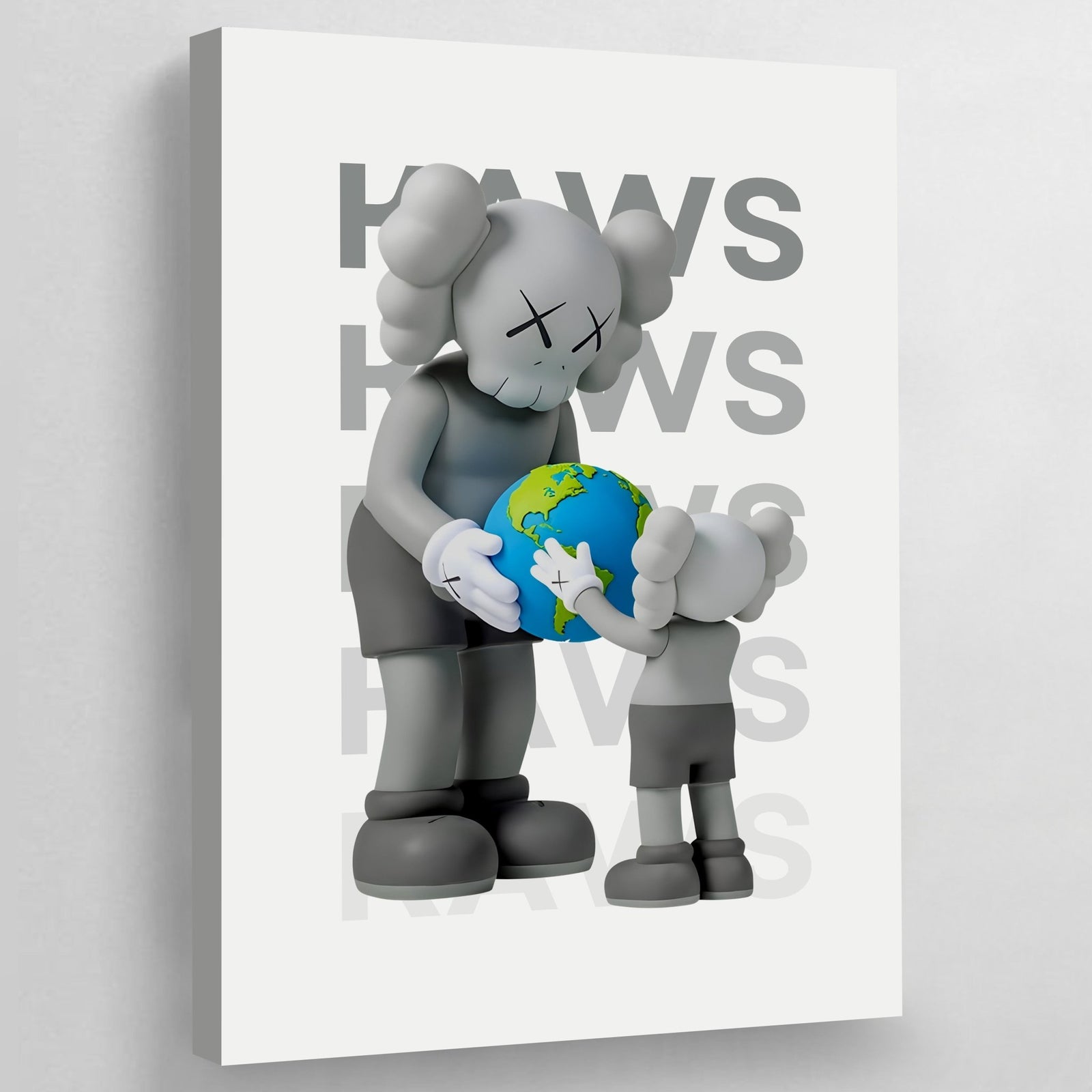 Tableau Kaws Gris Companions - The Art Avenue