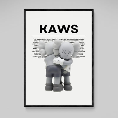 Tableau Kaws Gris Figurines - The Art Avenue