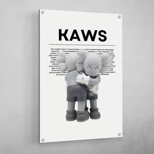 Tableau Kaws Gris Figurines - The Art Avenue