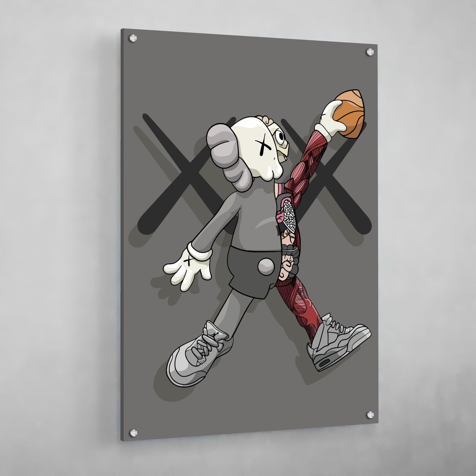 Tableau Kaws Jordan - The Art Avenue