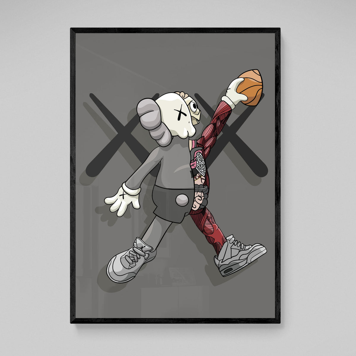 Tableau Kaws Jordan - The Art Avenue