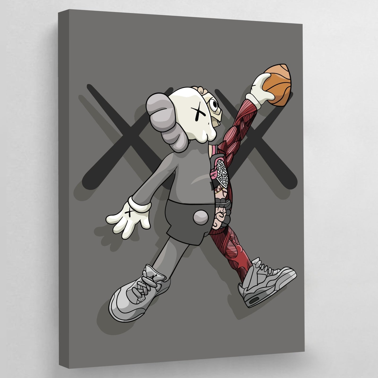Tableau Kaws Jordan - The Art Avenue