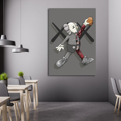 Tableau Kaws Jordan - The Art Avenue
