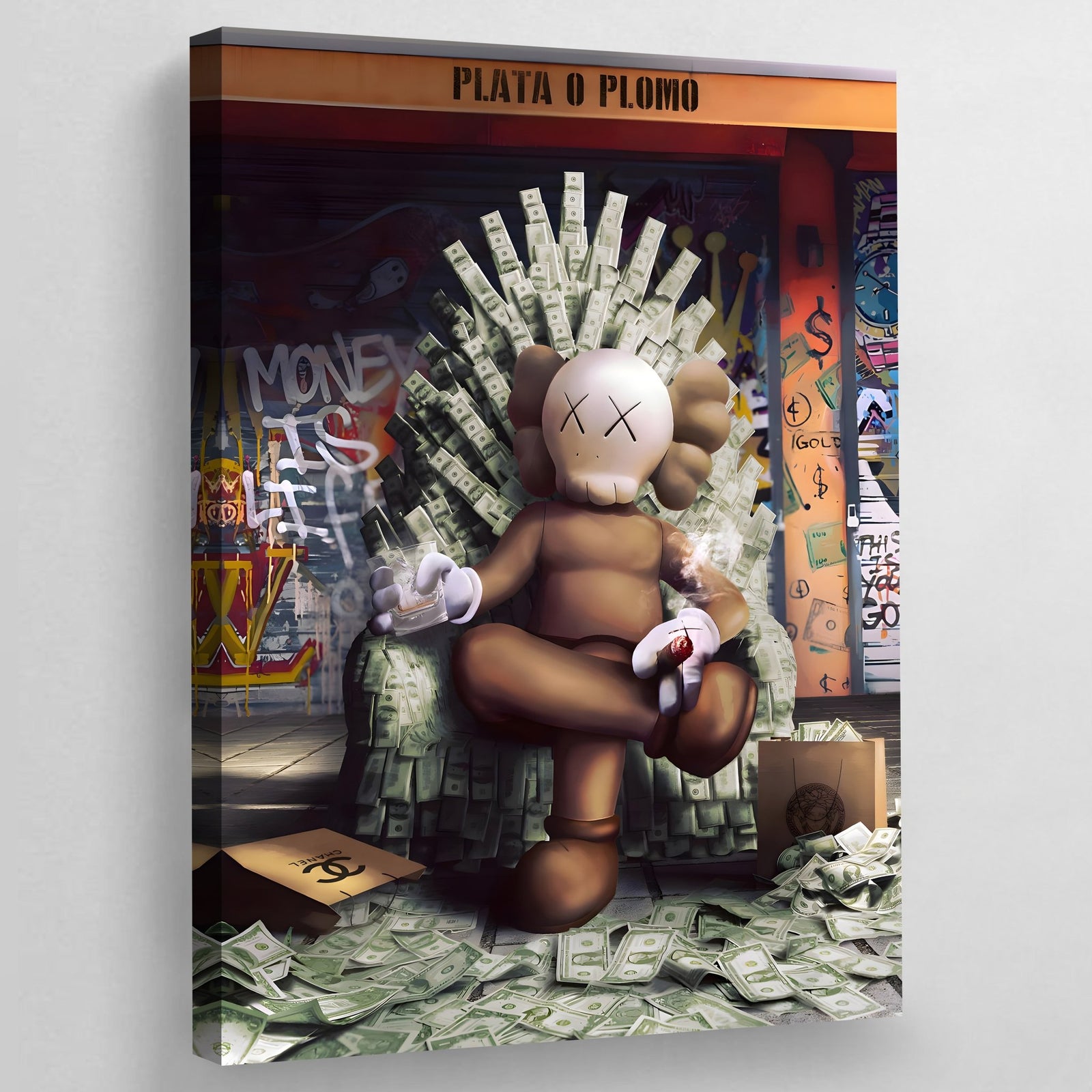 Tableau Kaws Pablo Ecobar - The Art Avenue