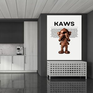 Tableau Kaws Pinocchio Bois - The Art Avenue