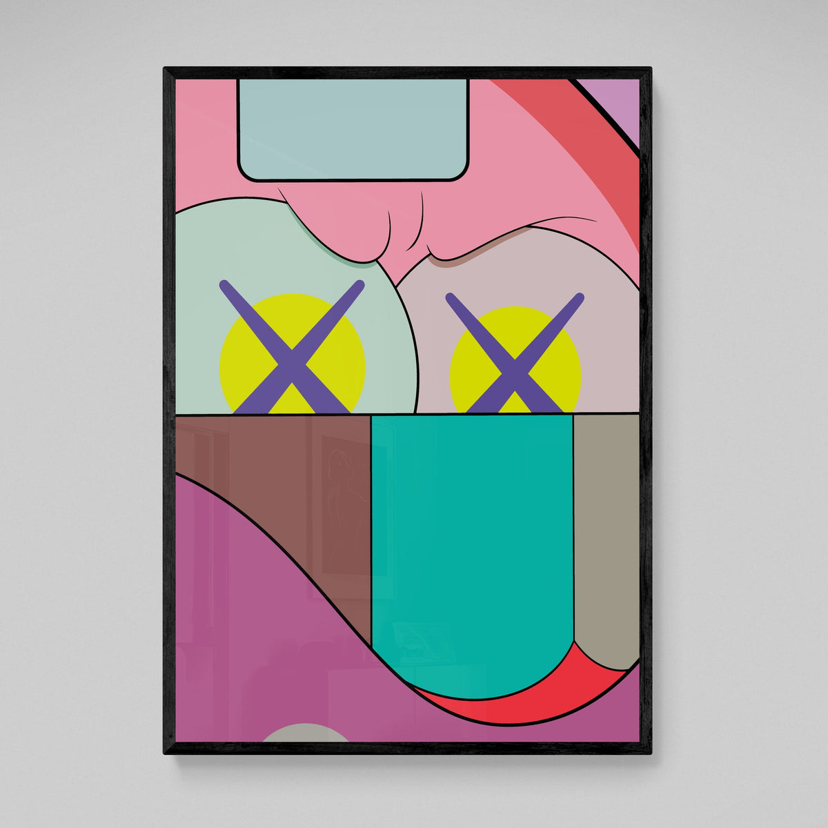 Tableau Kaws Pop Art - The Art Avenue