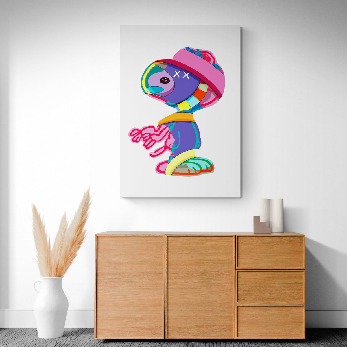 Tableau Kaws Snoopy - The Art Avenue