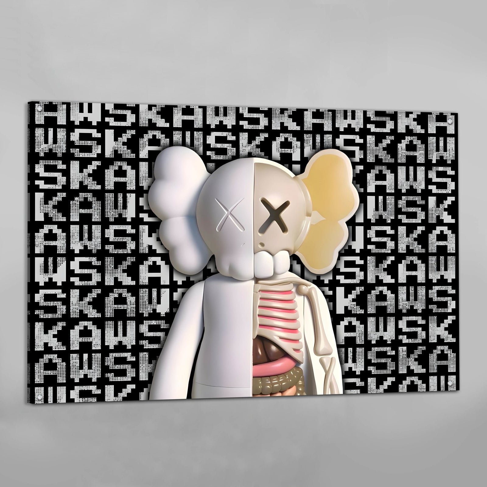 Tableau Kaws Squelette - The Art Avenue
