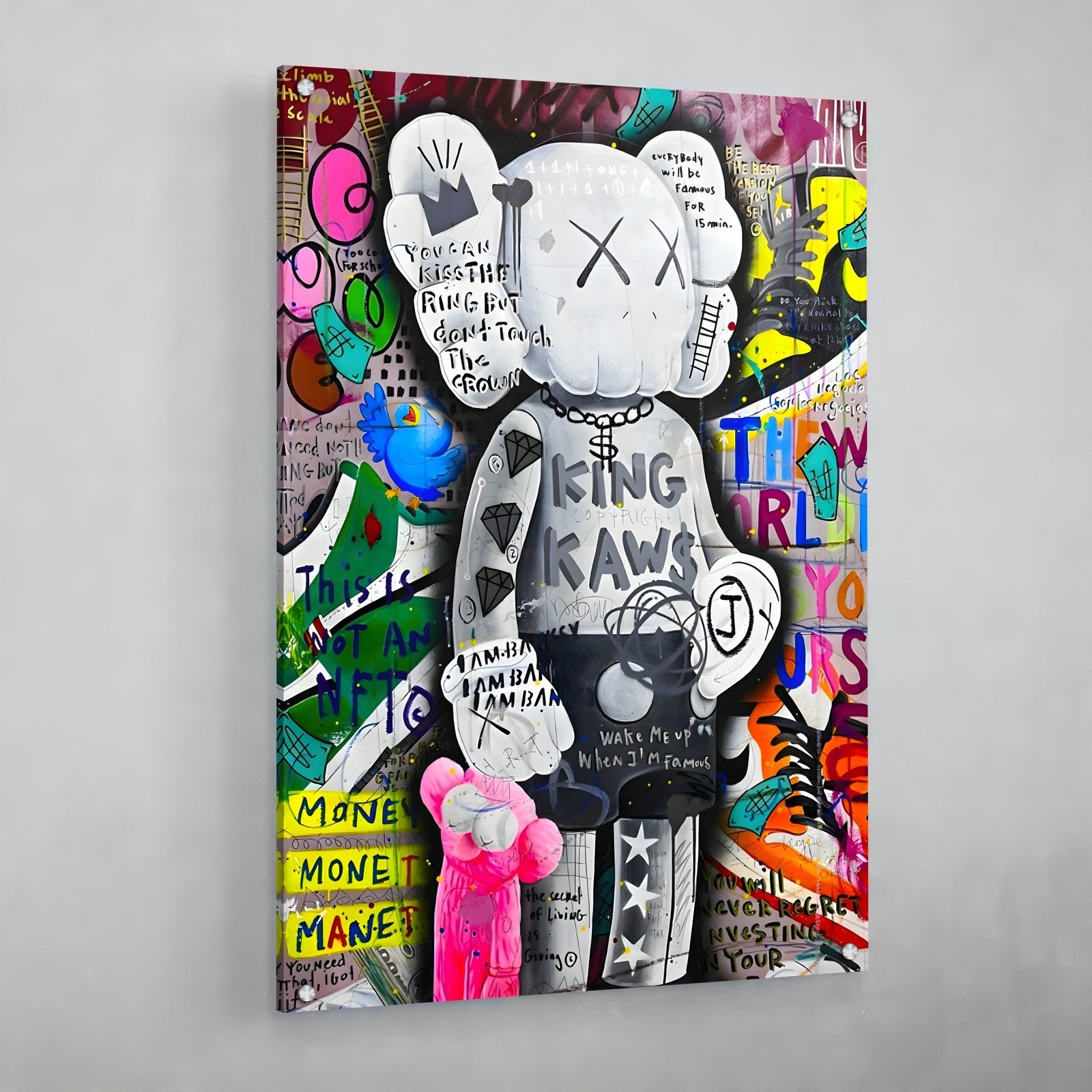 Tableau Kaws Street Art - The Art Avenue