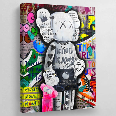 Tableau Kaws Street Art - The Art Avenue