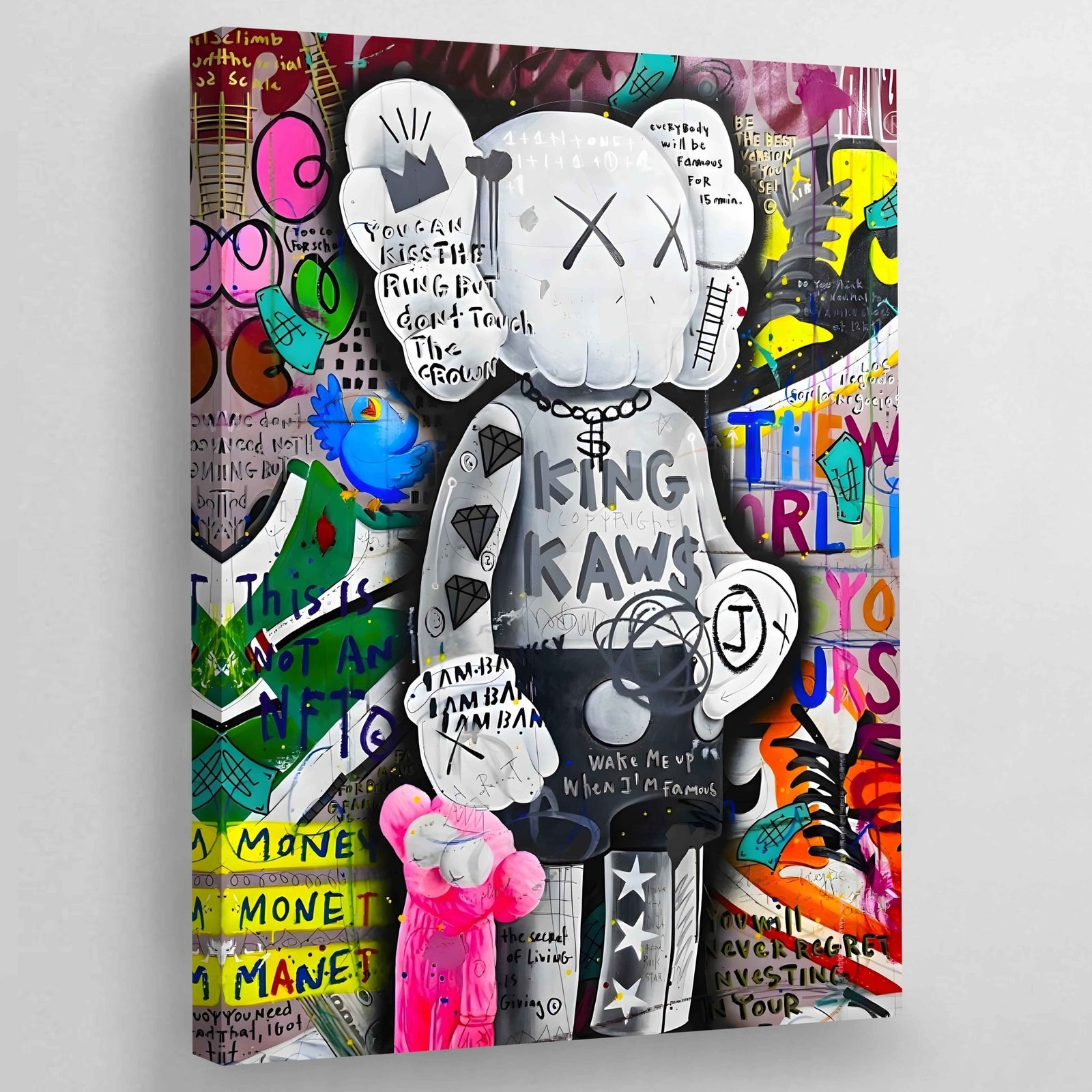 Tableau Kaws Street Art - The Art Avenue