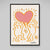Tableau Keith Haring Coeur - The Art Avenue