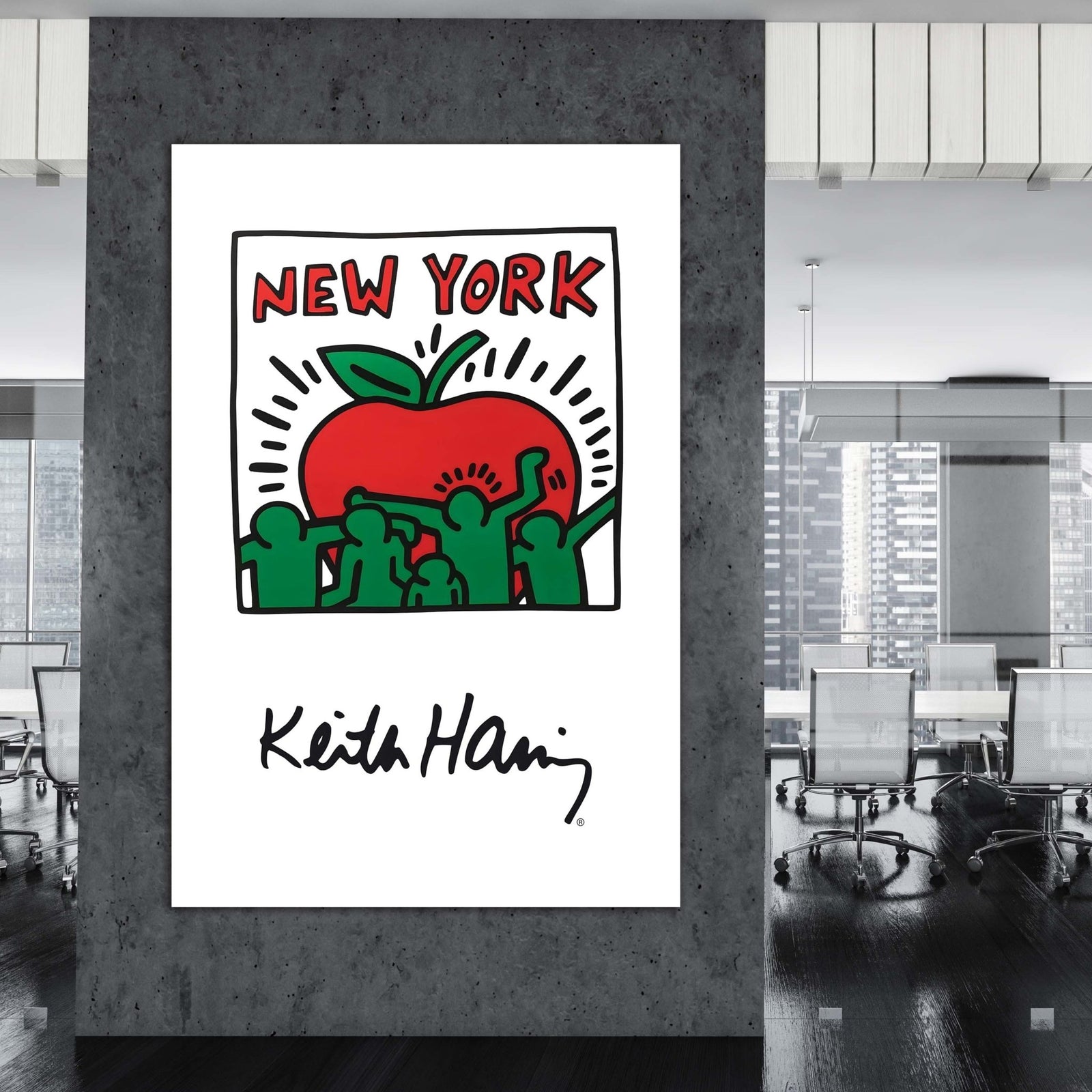 Tableau Keith Haring New York - The Art Avenue