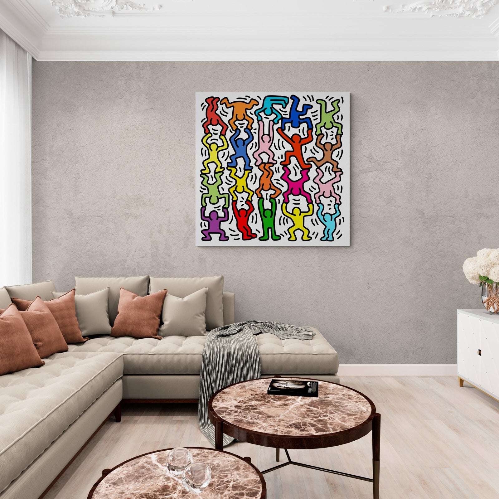 Tableau Keith Haring Pop Art - The Art Avenue