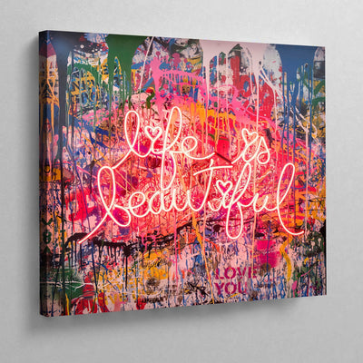 Tableau La Vie Est Belle - The Art Avenue