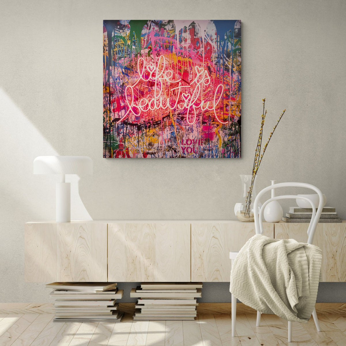 Tableau La Vie Est Belle - The Art Avenue