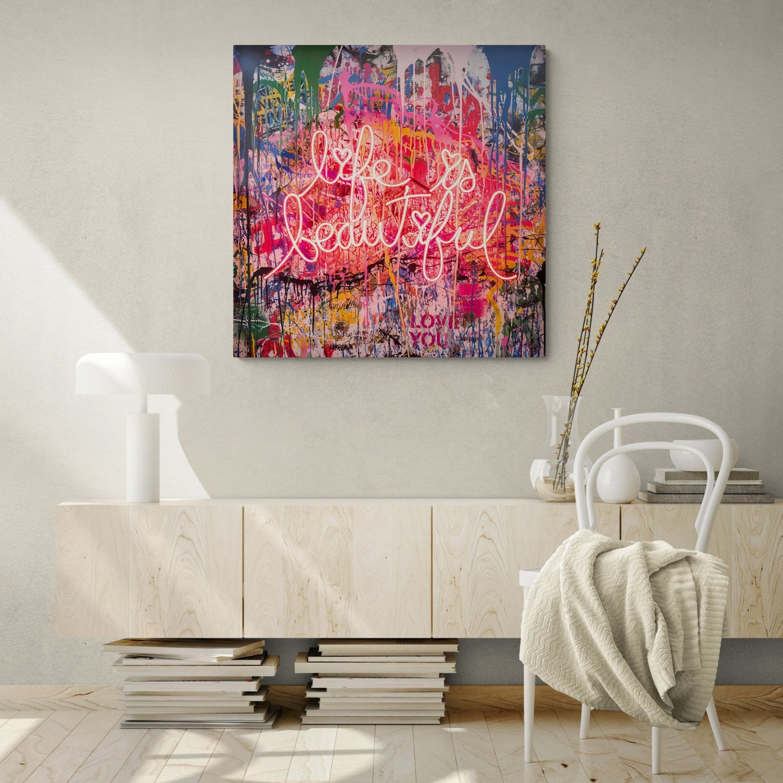 Tableau La Vie Est Belle - The Art Avenue