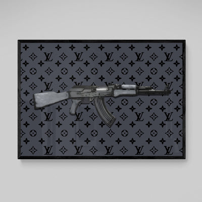 Tableau Louis Vuitton AK47 - The Art Avenue