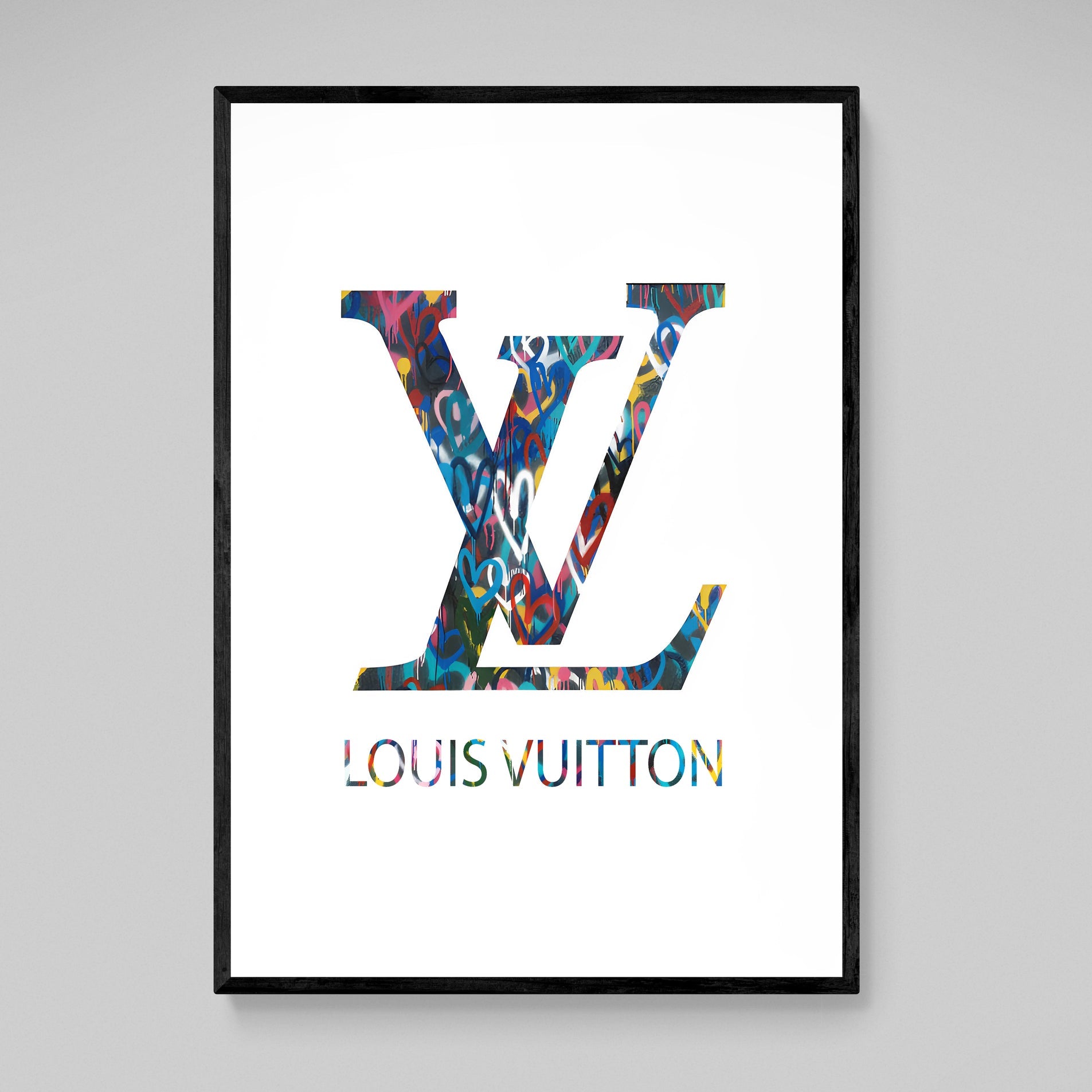 Tableau Louis Vuitton Pop Art Gris