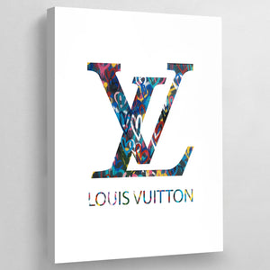 Tableau Toile Luxe Louis Vuitton, 50 x 70 cm, Louis Vuitton, Affiche, Impression