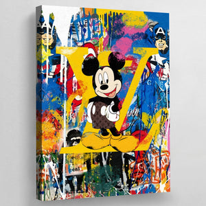 Tableau Louis Vuitton Mickey - The Art Avenue