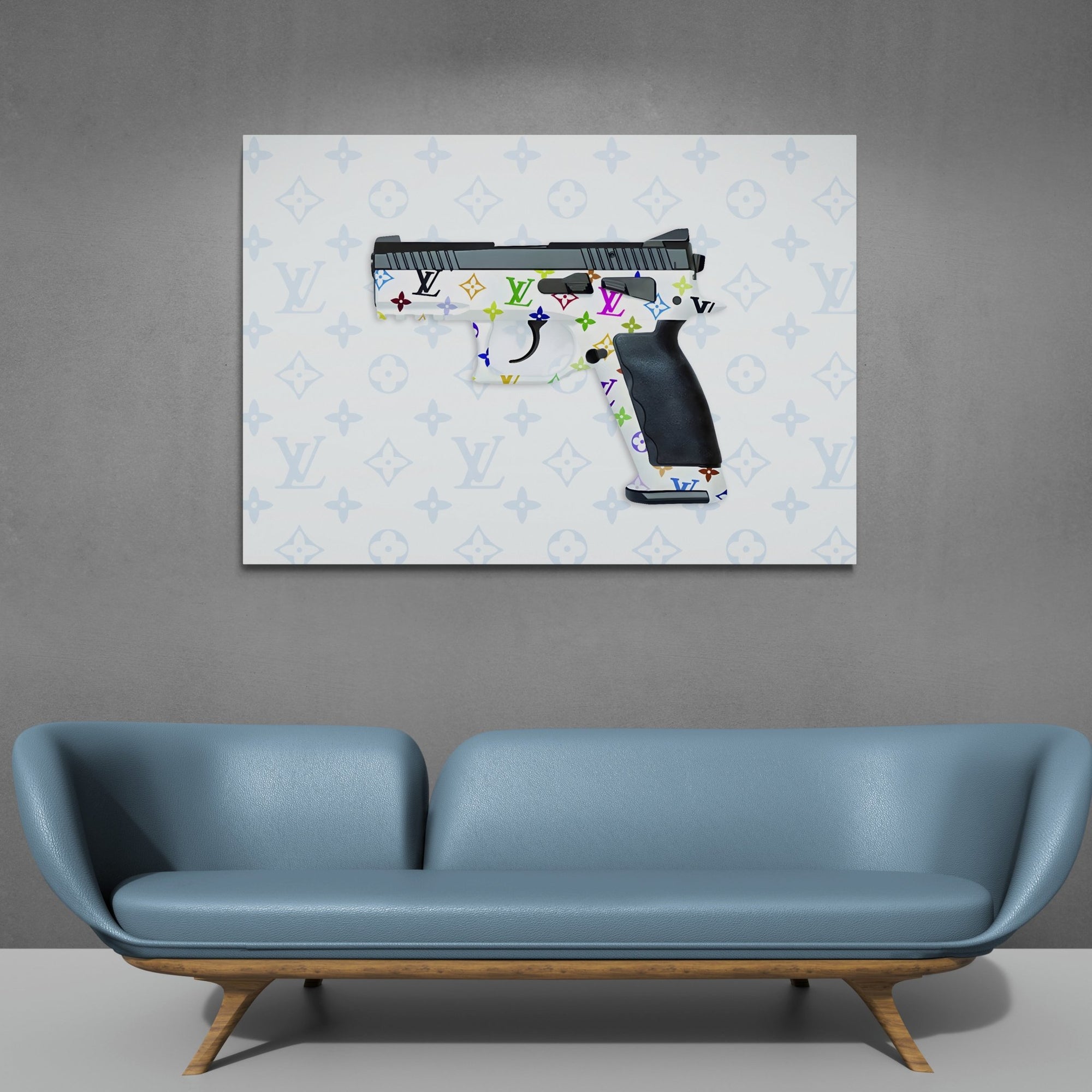 Tableau Louis Vuitton Pistolet - The Art Avenue