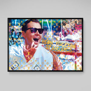 Tableau Loup de Wall Street - The Art Avenue