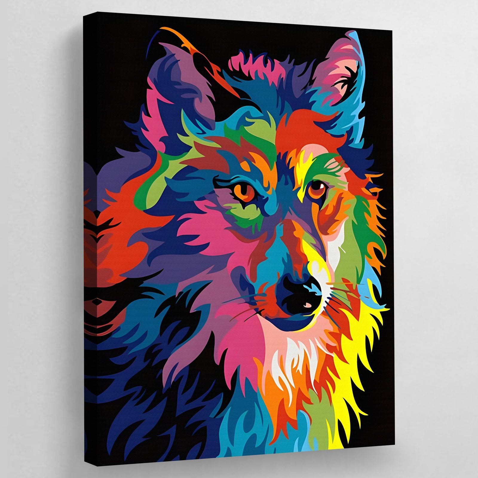 Tableau Loup Pop Art - The Art Avenue