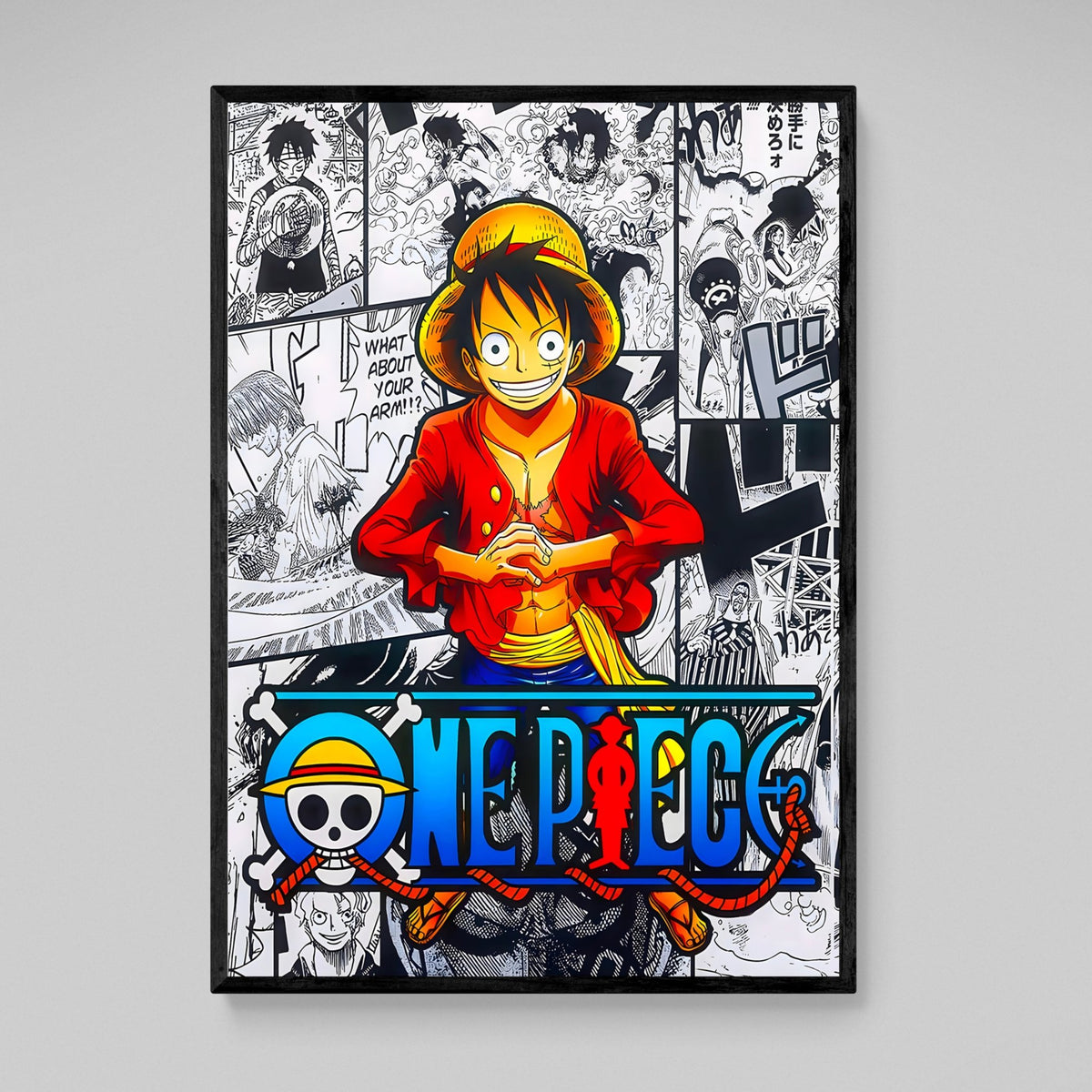 Tableau Manga Luffy - The Art Avenue