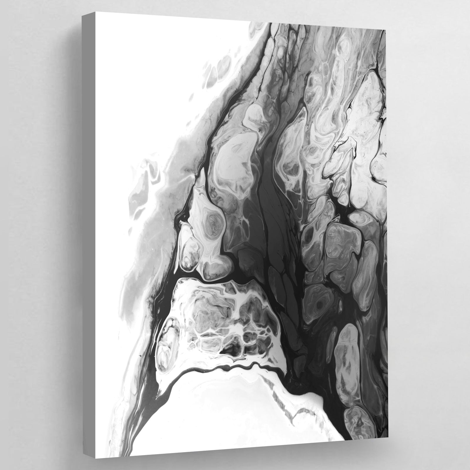 Tableau Marbre Blanc et Noir - The Art Avenue