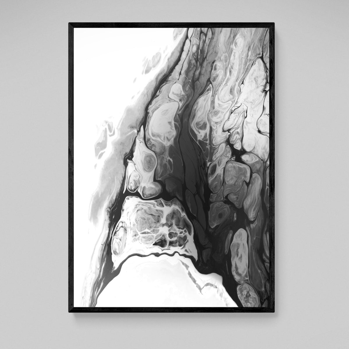 Tableau Marbre Blanc et Noir - The Art Avenue