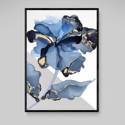 Tableau Marbre Bleu Doré - The Art Avenue
