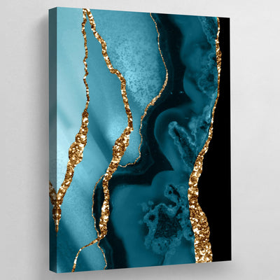 Tableau Marbre Bleu Turquoise - The Art Avenue