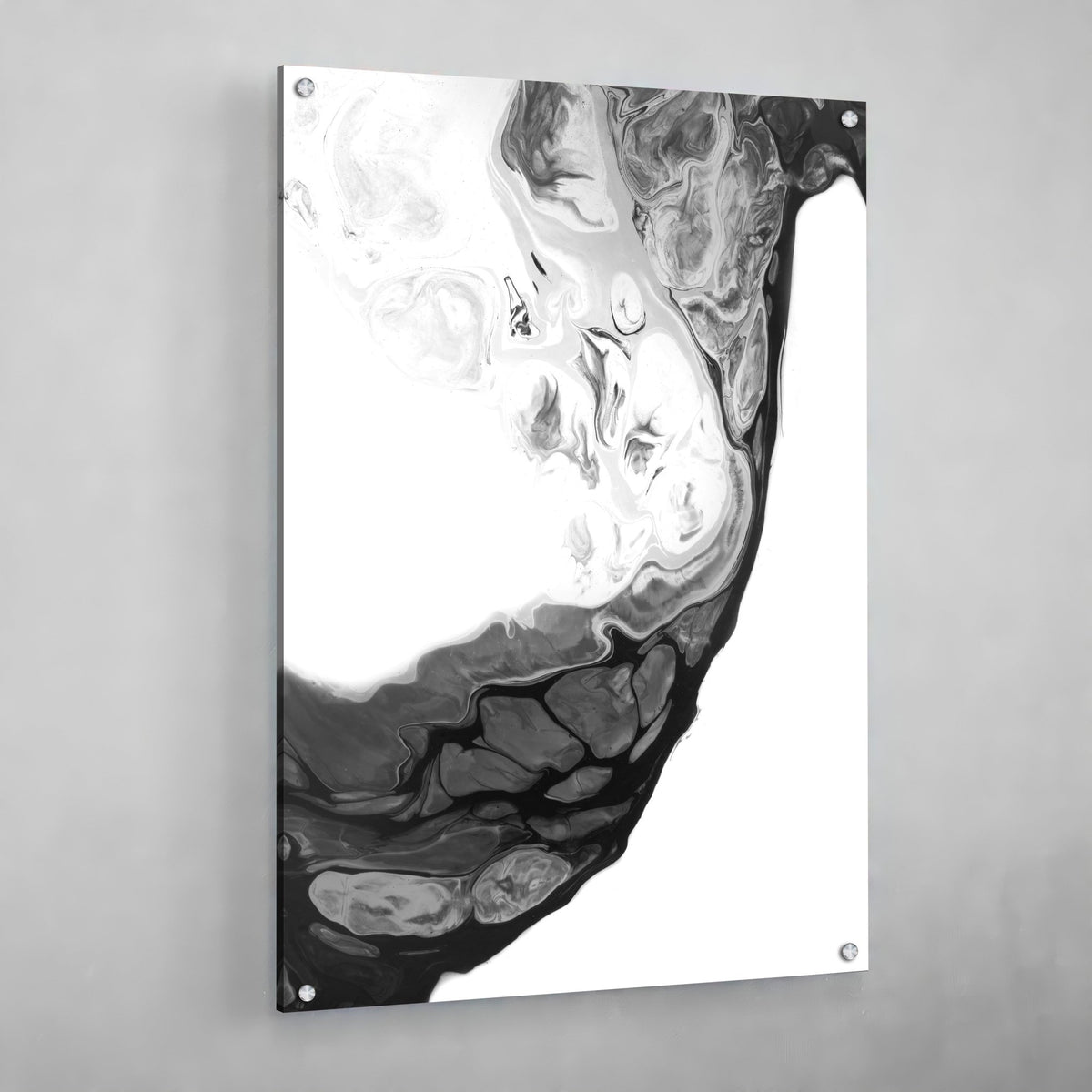 Tableau Marbre Noir et Blanc - The Art Avenue