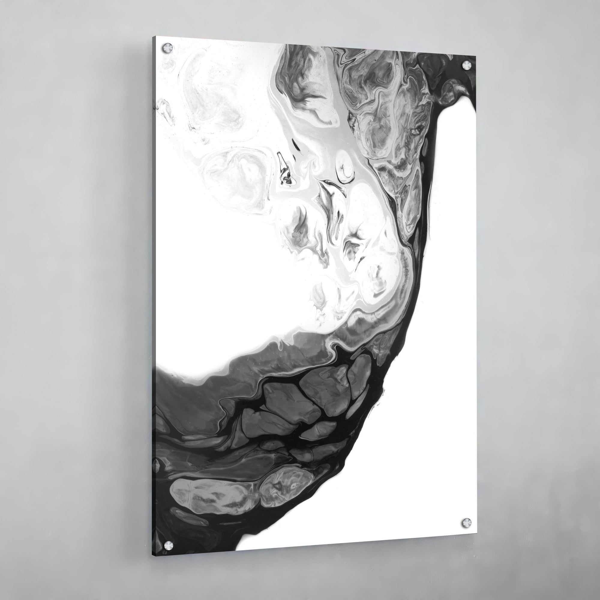 Tableau Marbre Noir et Blanc - The Art Avenue