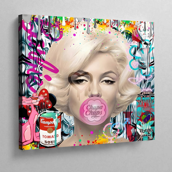 Montre Pop Art Marilyn Monroe Authentique - Fonctionne Avec Pile Neuve