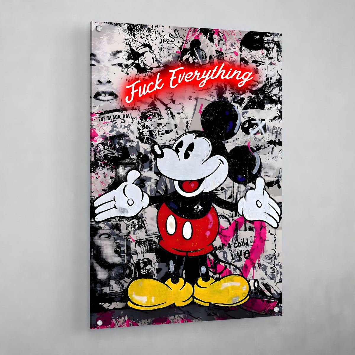 Tableau Mickey Mouse Street Art - The Art Avenue