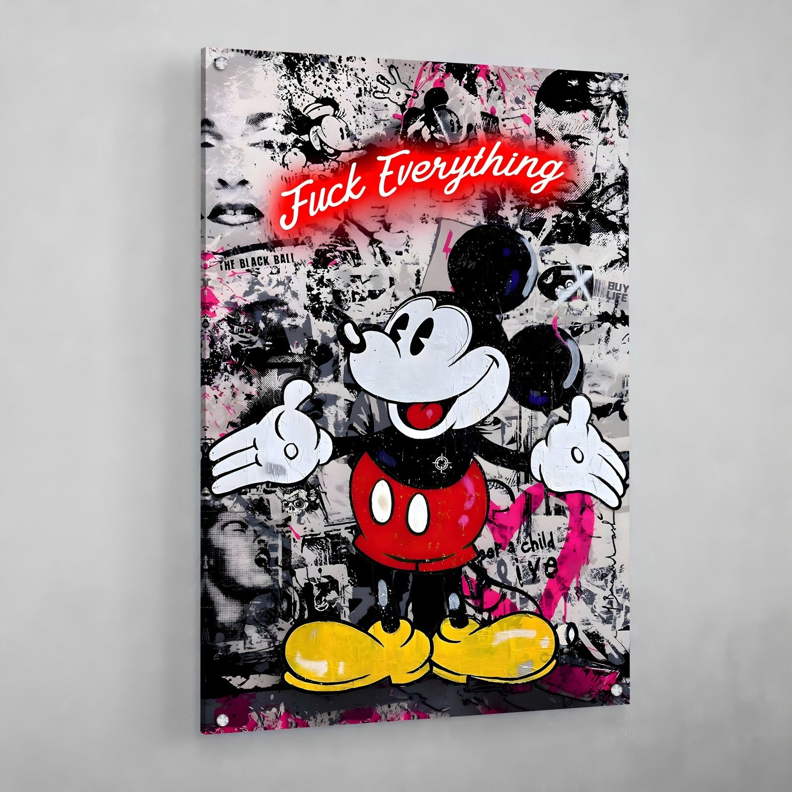 Tableau Mickey Mouse Street Art - The Art Avenue