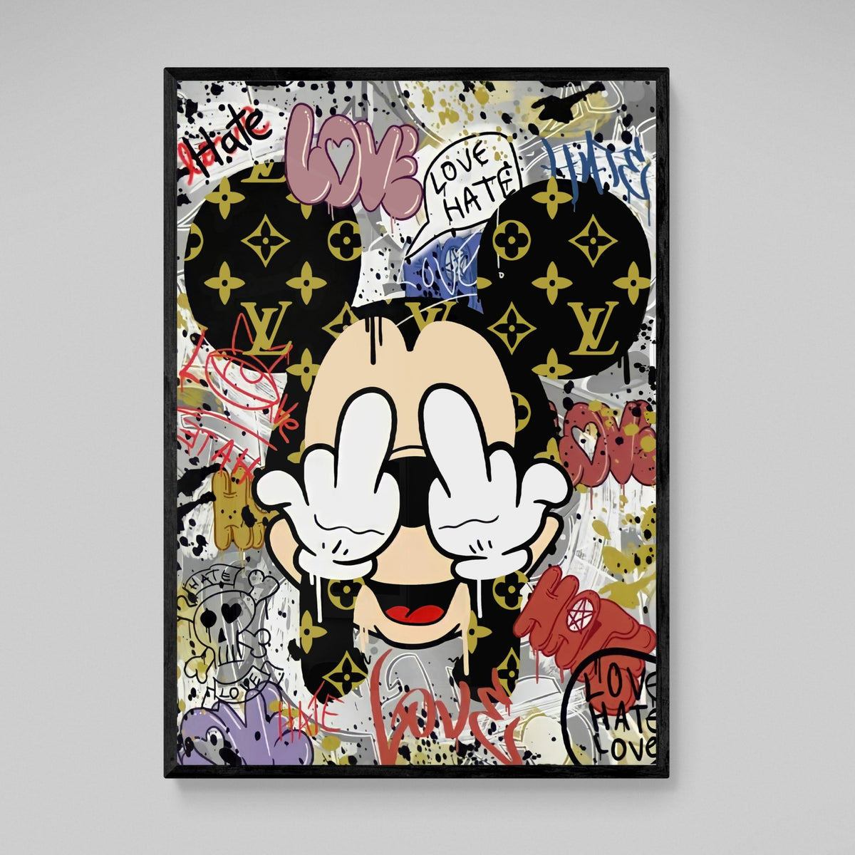 Tableau Mickey Street Art - The Art Avenue