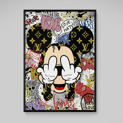 Tableau Mickey Street Art - The Art Avenue