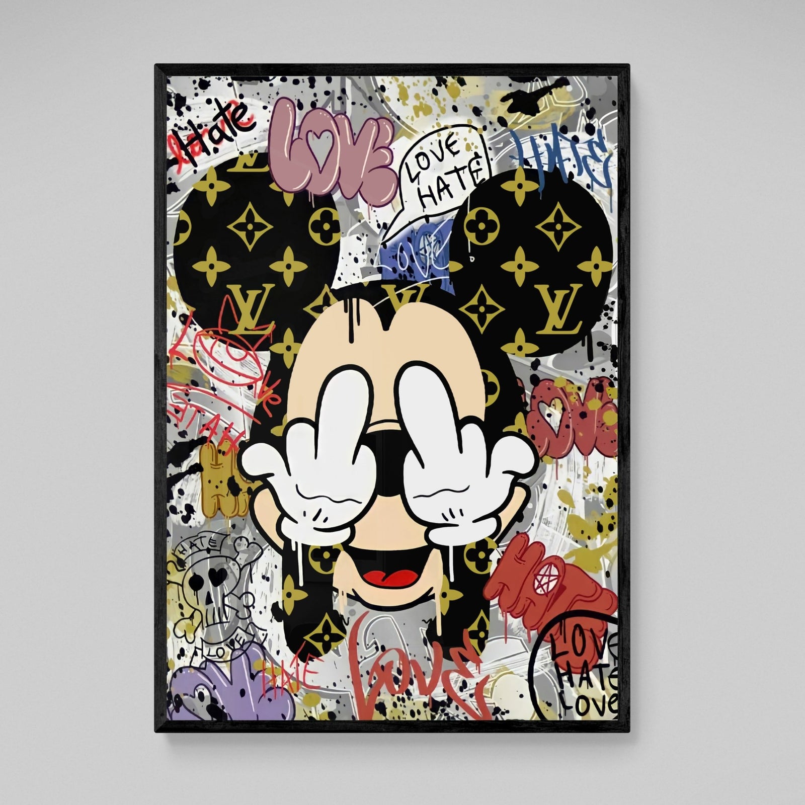 Tableau Mickey Street Art - The Art Avenue