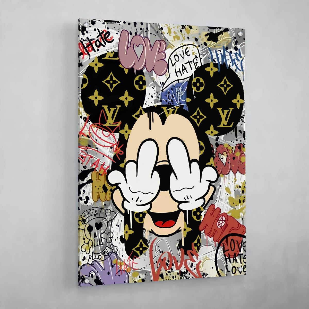Tableau Mickey Street Art - The Art Avenue