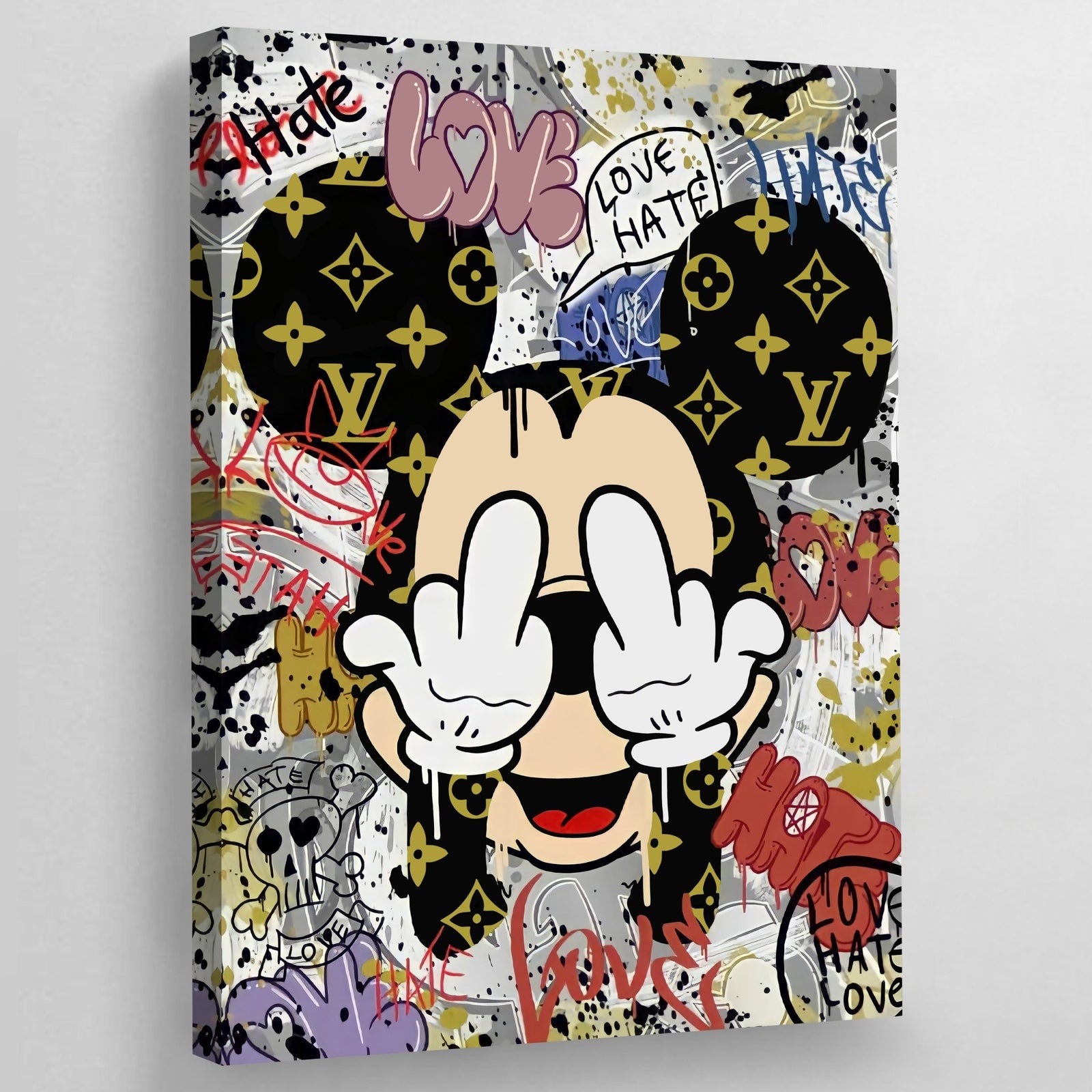 Tableau Mickey Street Art - The Art Avenue
