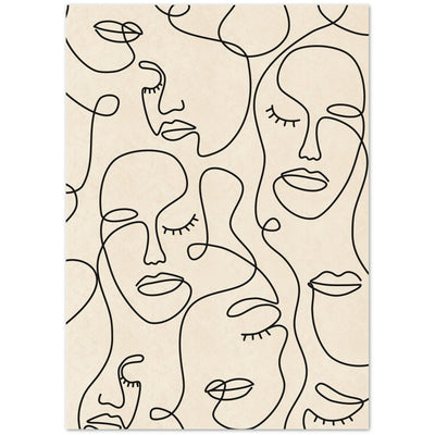 Tableau Minimaliste Abstrait - The Art Avenue