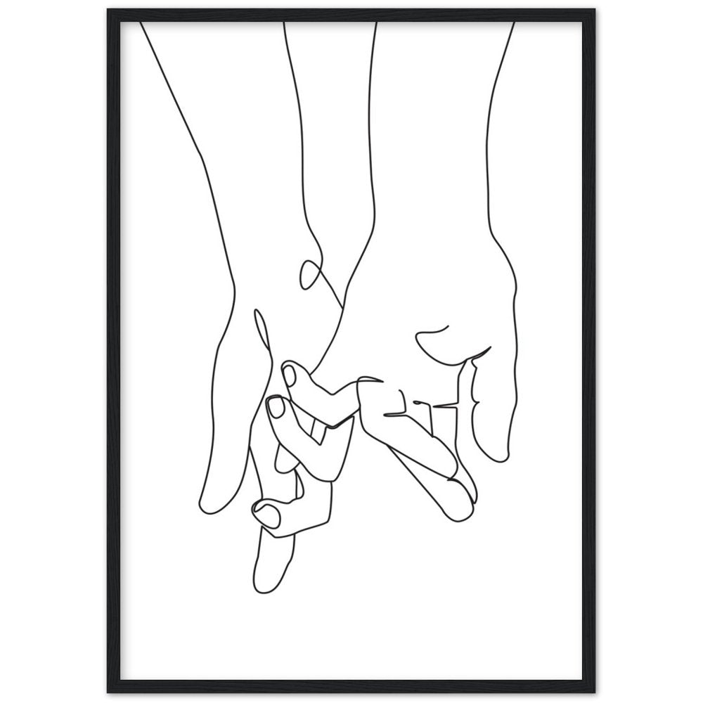 Tableau Minimaliste Amour - The Art Avenue