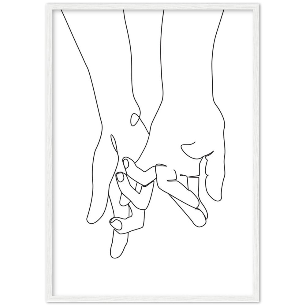 Tableau Minimaliste Amour - The Art Avenue